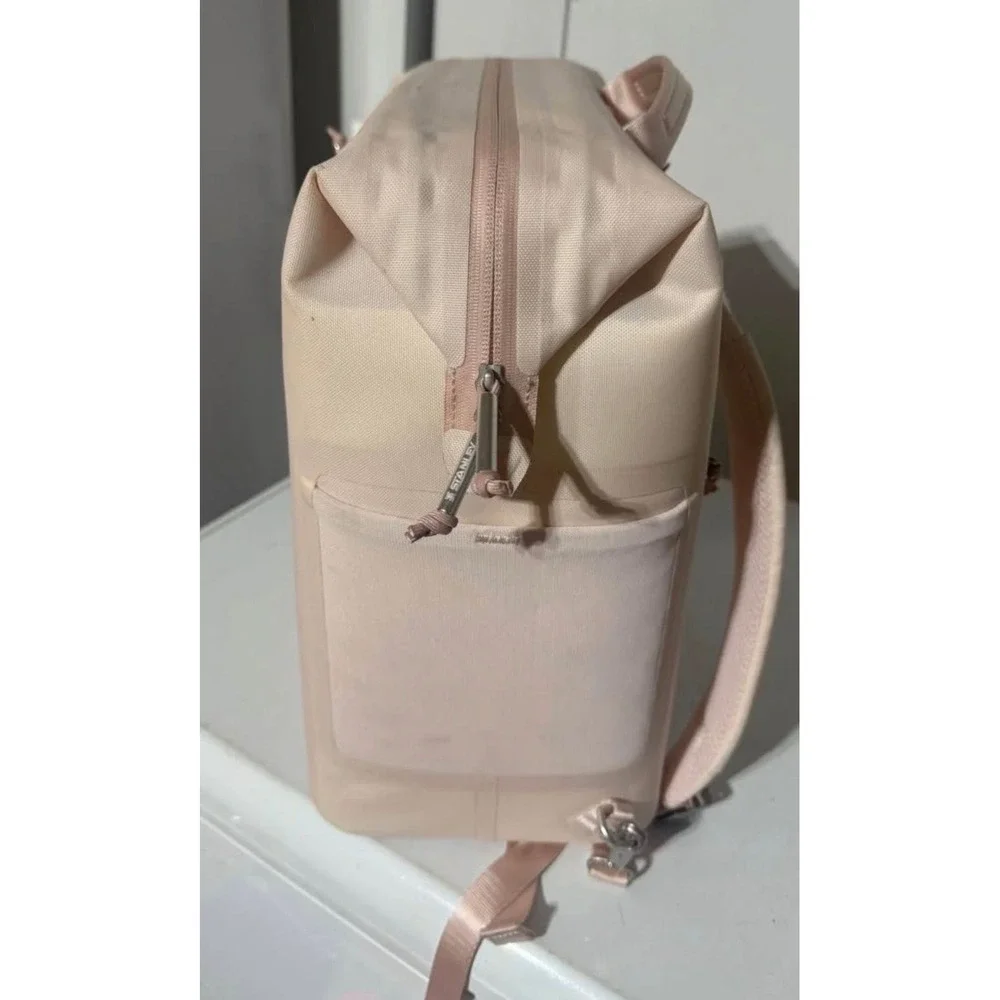 NWT Stanley All Day Madeline MIDI Backpack Cooler In Rose Quartz - Picture 4 of 7